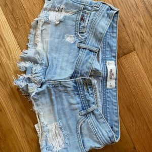 Hollister jean shorts!